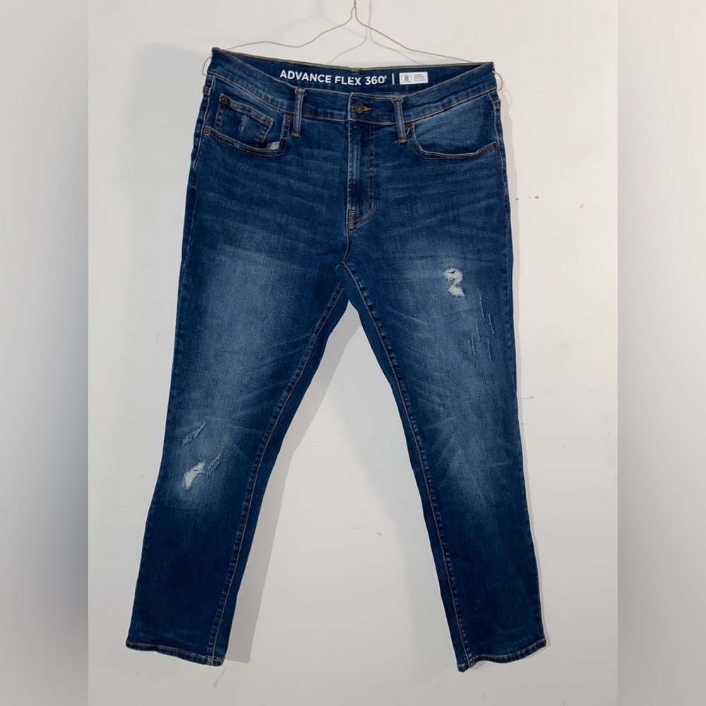 Men's Blue Denim Jeans - Picture 1 of 10